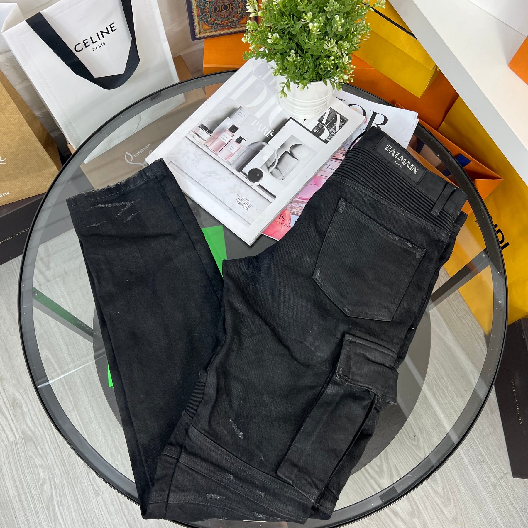Balmain Paris Jeans In Black | ModeSens | Black jeans men, Black jeans, Balmain  jeans